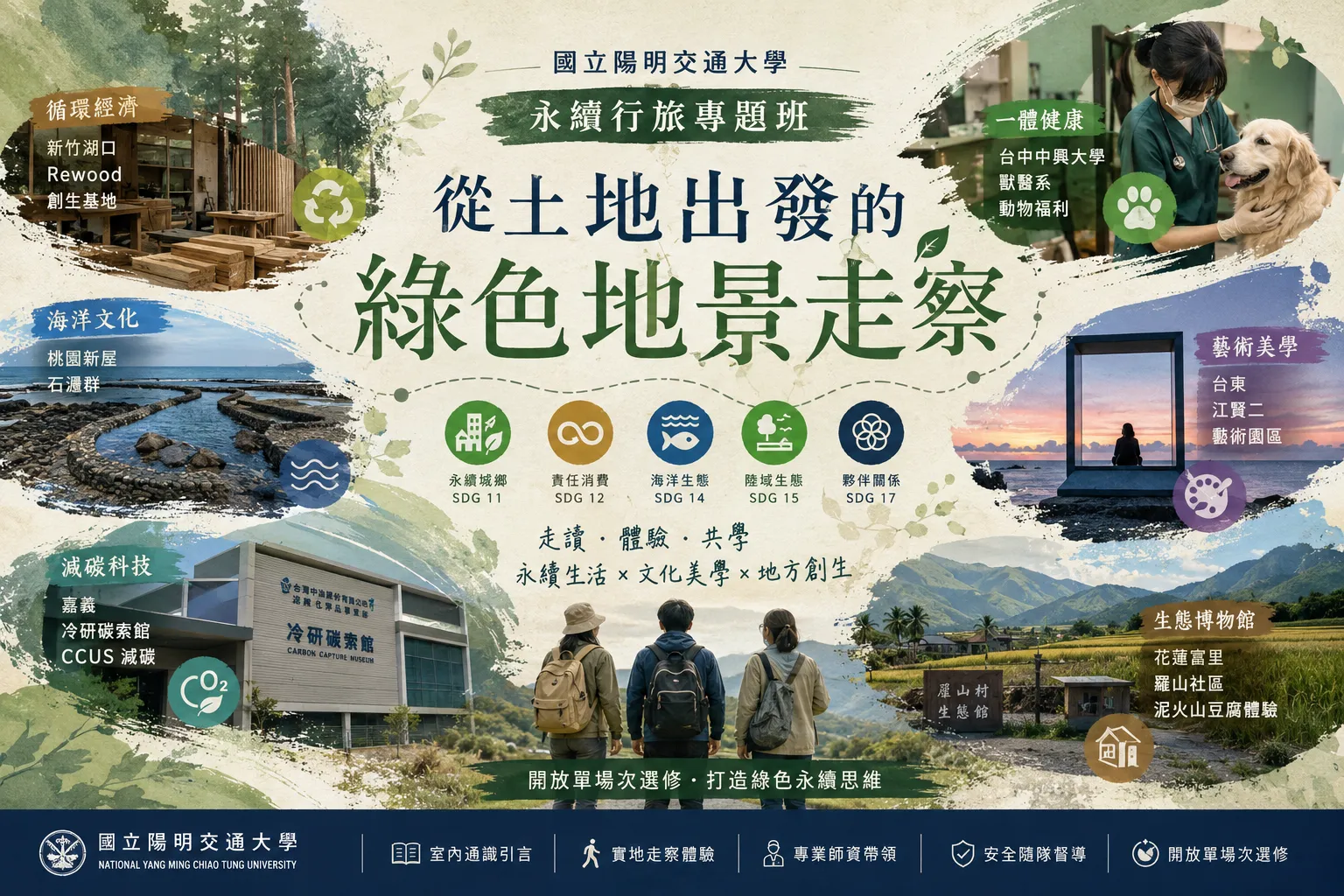永續行旅專題班- 東遊美學與地方永續地景走察